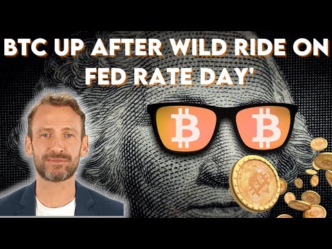 Bitcoin BTC Up After Wild Ride on 'Fed Rate Day'