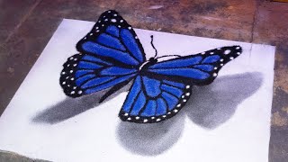 Beautiful 3D Butterfly Rangoli | Creative Rangoli Design By Jyoshita Ghate |