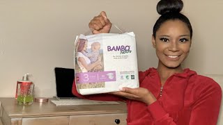 BAMBO NATURE ECO FRIENDLY DIAPERS FIRST IMPRESSIONS: AMAZON DIAPERS | BAMBO DIAPERS REVIEW