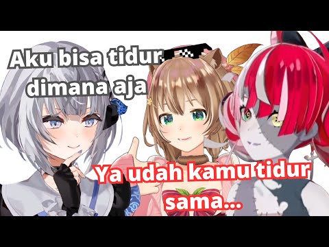 Zeta Kalau Ikut Nginep Di Rumah Risu Tidur Dimana? | Ayunda Risu & Kureiji Ollie Hololive ID