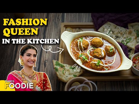 Bollywood Actress Sonam Kapoor Cooks Shahi Chicken Koftas with Chef Ranveer Brar | Times Foodie