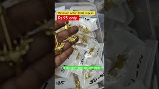 Rs.95/- Real Brass Jewellery Manufacturer | Only wholesale | 09982310323 #shorts #brassjewellery