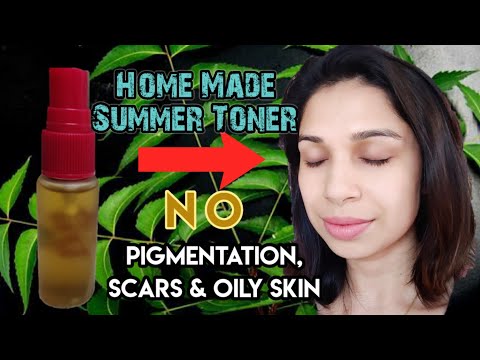 Homemade Toner For Oily & Combination Skin|Organic Neem Toner|Treatment of pimple, acne|HomeRemedies