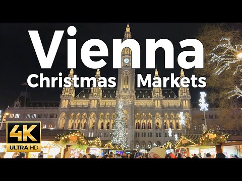 Vienna Christmas Markets, Austria Walking Tour – With Captions