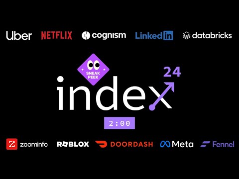 INDEX Conference 2024: May 16 - Quick 2-Minute Preview