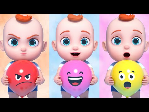 If You're Happy Song | Emotion Balloons for Kids | Leo Nursery Rhymes & Kids Songs