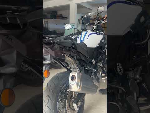 Suzuki Vstorm 650 new exhaust system... #barrelexhaust