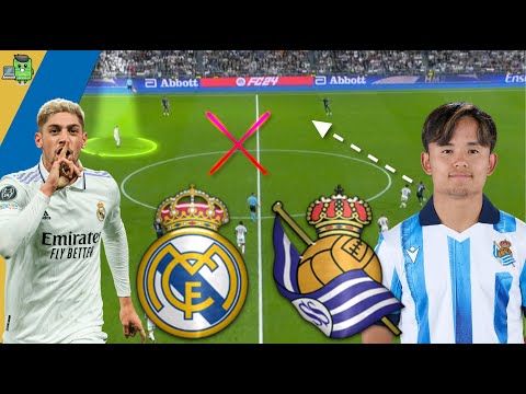 TACTICAL ANALYSIS: REAL MADRID 2-1 REAL SOCIEDAD | VALVERDE, KUBO & THE FULL-BACKS IN THE DIAMOND