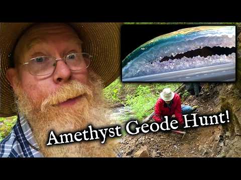 Amethyst Geode Hunting! Beautiful Crystals!