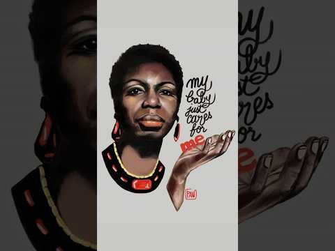 “My baby just cares for me…” - #ninasimone #mybabyjustcaresforme - 🎨 by PAW