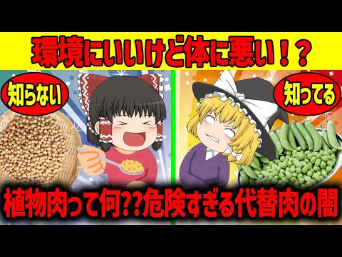 【ゆっくり解説】危険すぎる代替肉の闇