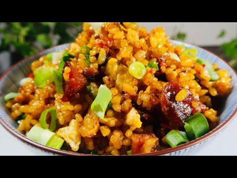 Fried rice with Grandma Preserved vegetables | How to cook perfect fried rice ｜外婆菜炒飯 粒粒分明 最愛的炒飯