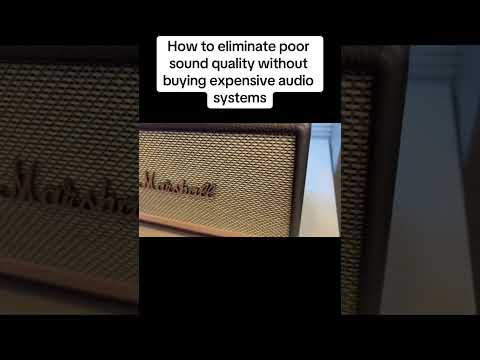 How to improve sound quality with the marshall stanmore II #shorts