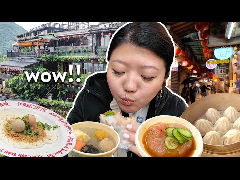 JIUFEN STREET FOOD TOUR! Eating at the Spirited Away Town in Taiwan 🏮