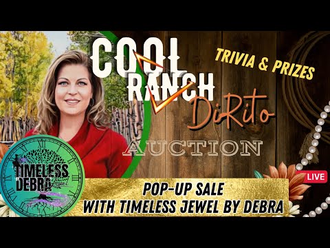 POP UP AUCTION with TIMELESS JEWEL BY DEBRA 6:30 MTN  (8:30pm EST)