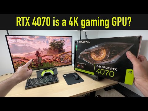 Can the RTX 4070 play the latest games at 4K in 2024?