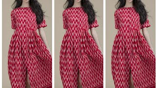 readymade style kurti cutting and stitching/readymade style dress cutting and stitching/diy frock