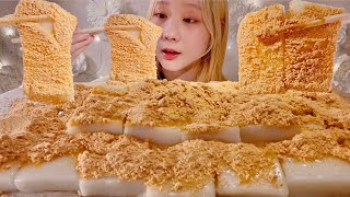 ASMR Kinako Mochi【Mukbang/ Eating Sounds】【English subtitles】