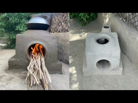 Mitti ka chulha desi style primitive technology oven and chulha by village home cooking channel