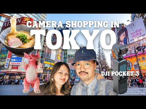 Buying a DJI Pocket 3 in Japan 🇯🇵 Secondhand Camera Shopping in Tokyo, Akihabara, Roppongi Vlog 2024