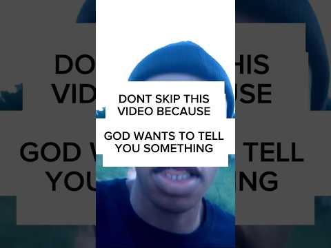 DON'T SKIP | God wants to Tell This #jesus #god #shorts