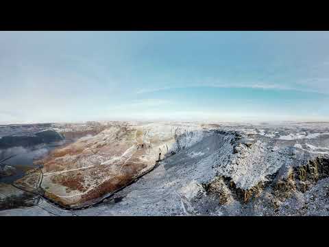 West Yorkshire - UK - Dean Rocks & Dovestone Reservoir - 360° Panorama