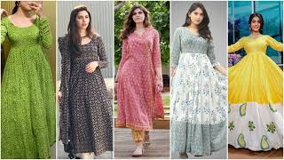 new long frock kurti designs//फैशनेबल कुर्ती style//