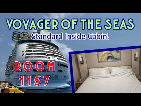 ROOM TOUR: Voyager of the Seas Standard Interior Stateroom 1157