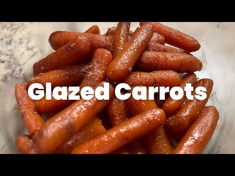 Slow cooker Glazed Carrots |  Perfect Holiday side dish