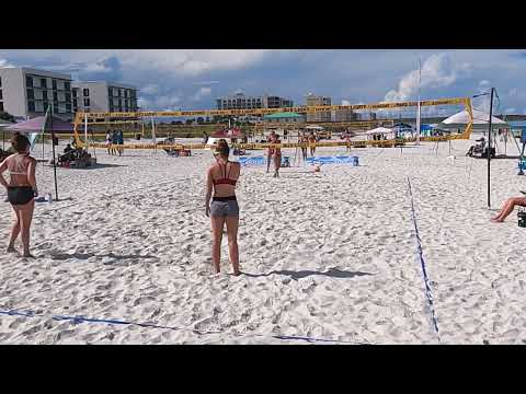 First Coast Volleyball - Jacksonville Beach - U18 Semi Final - Edwards/Schrock vs Bissell/Genest