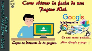 Como obtener la fecha de publicación de una pagina web