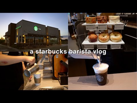 come work with me at starbucks! (starbucks barista vlog, day in life as a barista) ☕️