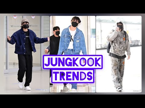 Jungkook airport fashion is always the best ever|| fashion Jungkook style 2023||