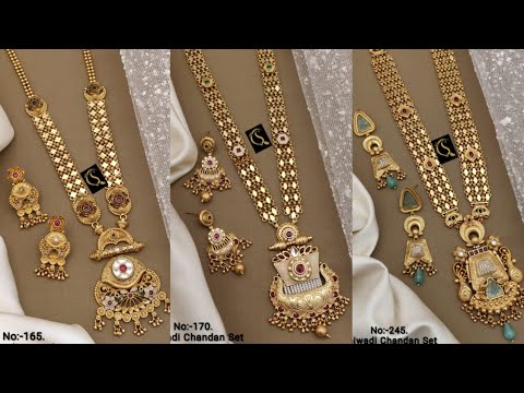 Rajwadi Long Set With Price || Antique sets | Latest Jewellery Collections wa.me/919479459005