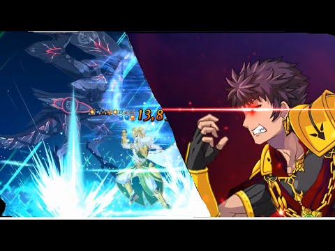 【FGO】2部6章アヴァロン・ル・フェ vs炎の厄災&獣の厄災を星1&2鯖＋NPCで適当に