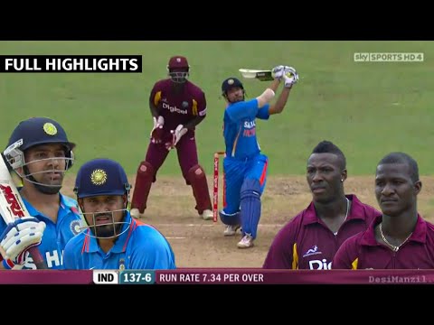 INDIA VS WEST INDIES T20 2011 | IND VS WI FULL MATCH HIGHLIGHTS | MOST THRILLING MATCH EVER🔥😱