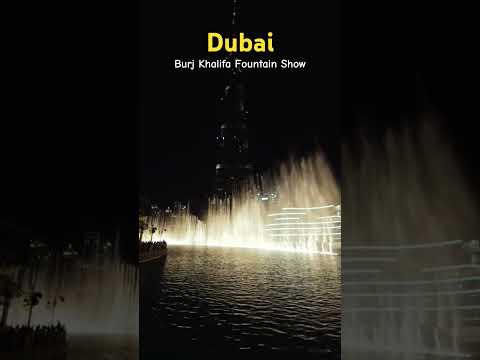 Burj Khalifa Fountain Show #dubai #dubaitouristspots #dubaitour #dubaifountain #burjkhalifa