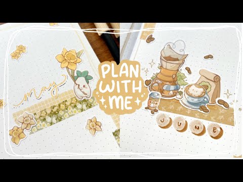 🌼 Plan with me 🌼 April, May, June 2024 Bullet Journal Set Up