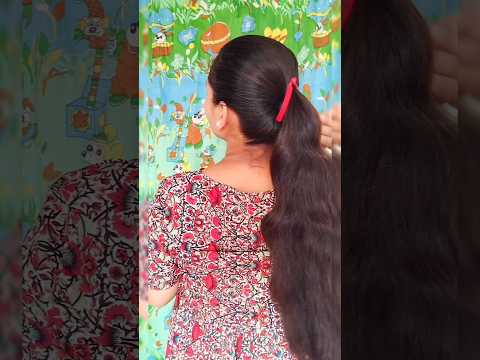 Regular Bun Hairstyle With Banana Clip | Hairstyle For Girls#shorts #youtubeshorts#viral #hairstyle