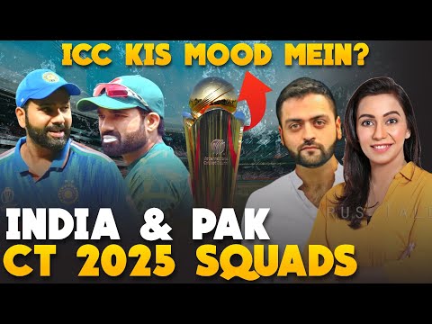 India & Pakistan Champions Trophy 2025 Squads | ICC Delegation in Pakistan