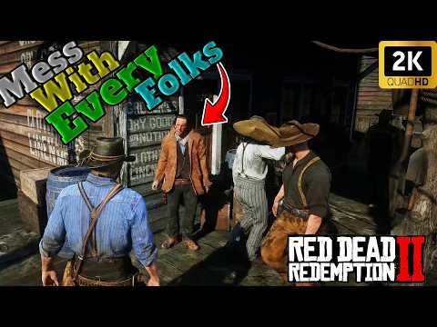 Mass Fun & Pranks in RDR2