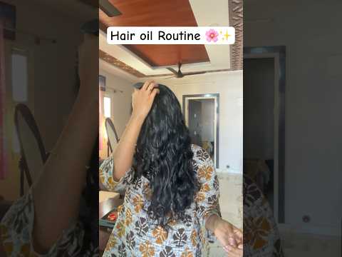 Hair oil routine #janvika #shorts #haircare #haircareroutine #haircaretips #haircaresecrets