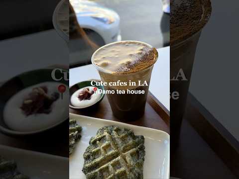 Best Eispanners in LA: Damo! #vlog #mukbang #cafe #cafehopping #koreatown #losangeles #coffee #tea