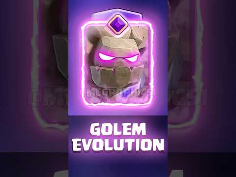 EVO Golem🗿#clashroyale