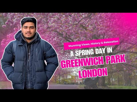 A Spring Day in Greenwich Park London | Stunning Views, History & Relaxation 🌳🇬🇧