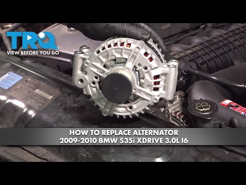 How to Replace Alternator 2009-2010 BMW 535i xDrive 3.0L I6