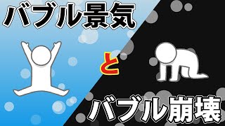 日本のバブル景気とバブル崩壊をわかりやすく解説します