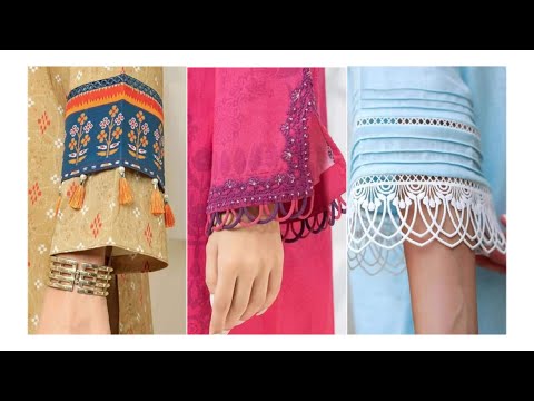 New trendy sleeve designing Ideas 2023 stylish new sleeves designs for Eid for summer 🔥❤️😍