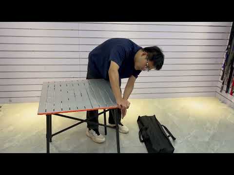 Outdoor Portable Folding Roll Up Picnic Table