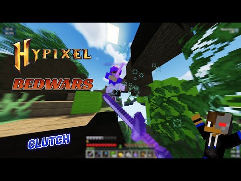 Minecraft Java - Hypixel Bedwars - Can a NOOB clutch the win!?